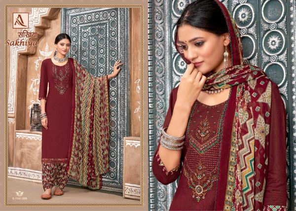 Alok Sakhiya 3 Festive Wear Viscose Designer Dress Material Collection